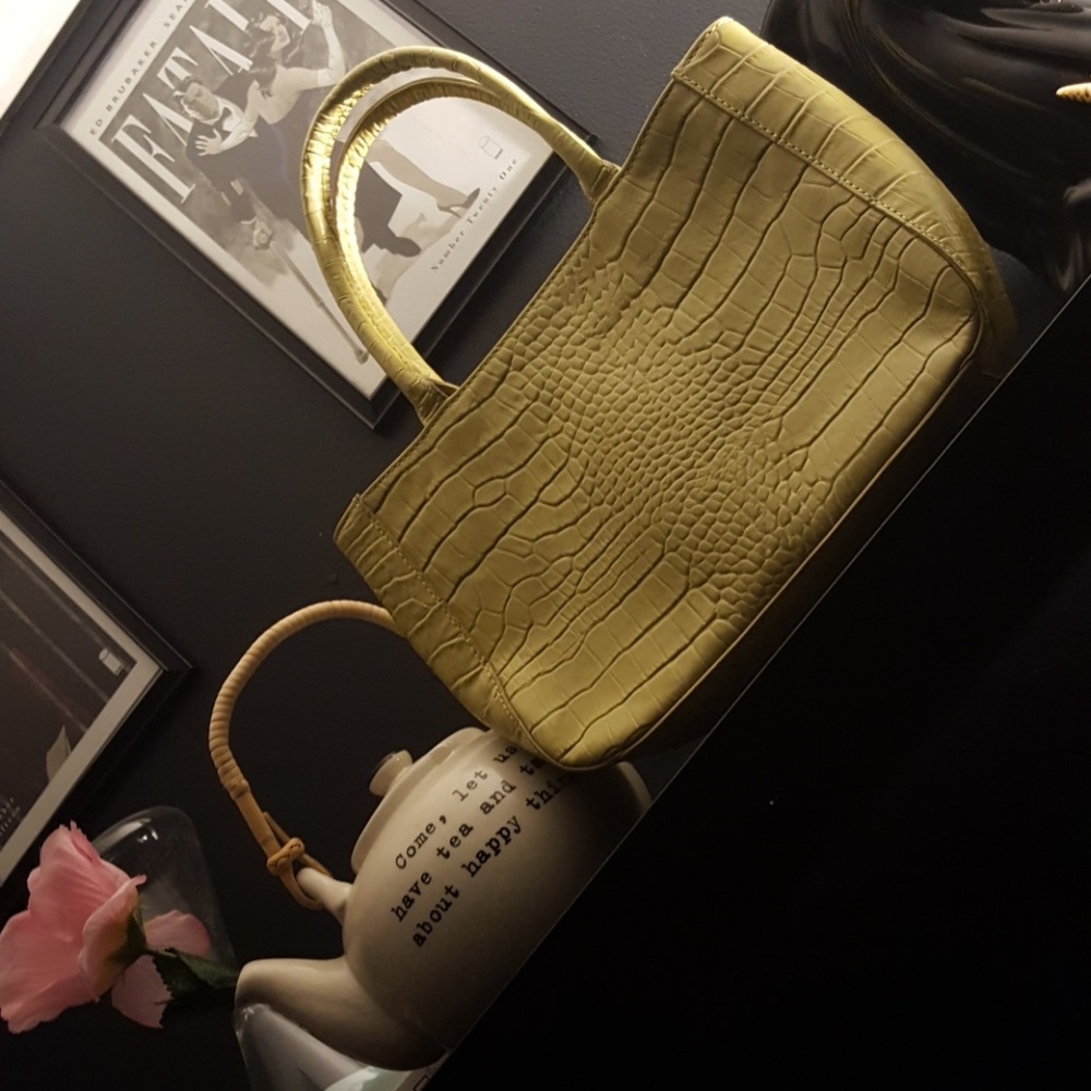 Genuine leather small handbag